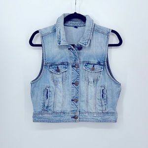 American Eagle Denim Vest